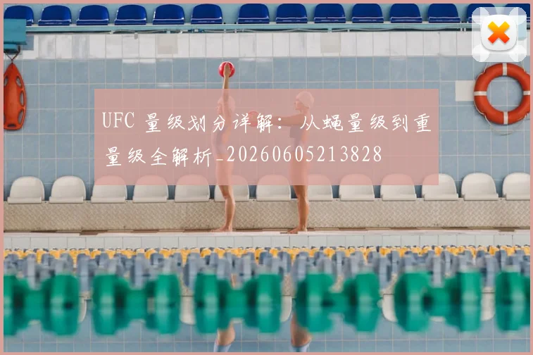 UFC 量级划分详解:从蝇量级到重量级全解析_20260605213828
